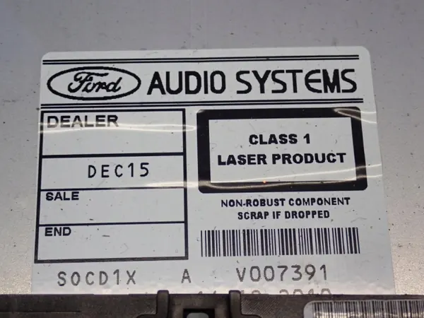 Radio Sony Ford Focus MK2 OEM Zawada-380478- Usado image 8