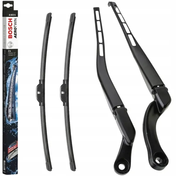 Escobillas Bosch + Brazos Limpiaparabrisas para Audi A4 B6 B7 image 2