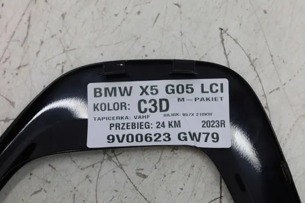 OEM 7444087 Linker Achterruitlijst BMW X5 G05 Shadowline image 3