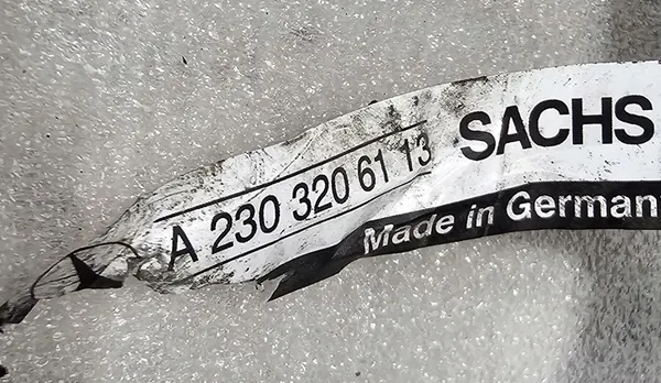 Vänster Framdämpare Mercedes SL R230 - A2303230098 image 3