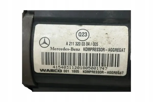 Mercedes-Benz luchtvering compressor OEM A2113200304 image 7