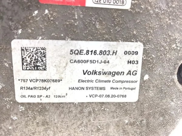 Compressor AC OEM 5QE816803H para Skoda Superb III image 5