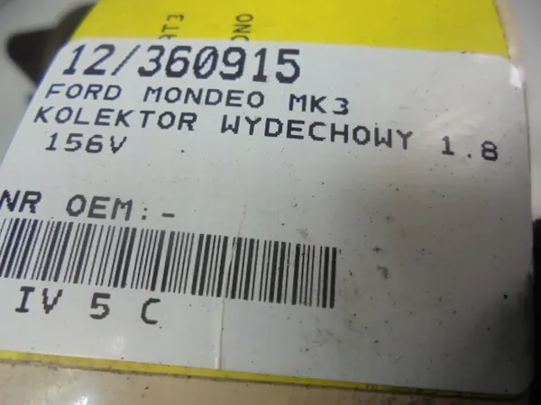 Auspuffkrümmer Ford Mondeo MK3 OEM AK-12-360915 image 4