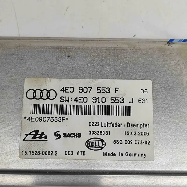 Module Suspension Pneumatique Audi A8 D3 OEM 4E0910553J image 7