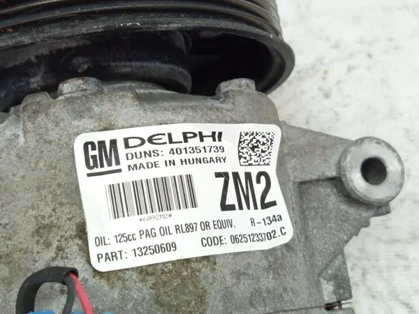 Ilmastointikompressori Opel Astra J 1.6 A16XER 13250609 image 6