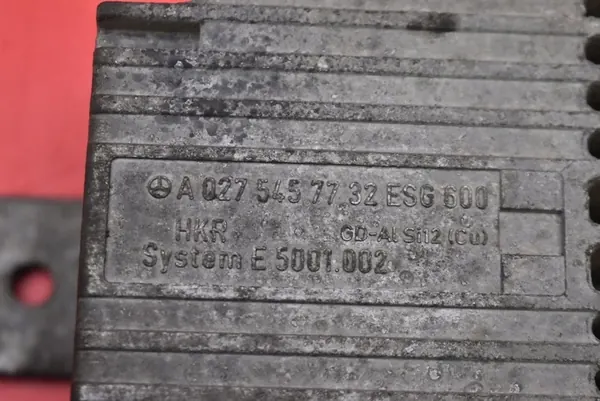 Tuulettimen ohjain A0275457732 Mercedes E-luokka W210 2.2 CDI image 2