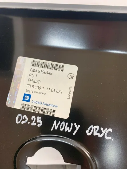 Vänster skärm Opel Corsa C Combo B 00-06r 9196448 image 3