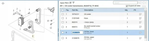 Tubo de Entrada de Óleo Volvo S60 II 2.5L 2015 31368678 image 4