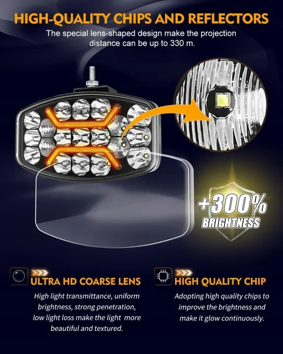 Faro LED OEM 958 con DRL 150W 10" Par image 5