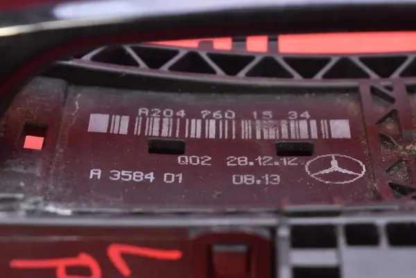 Voorlinker Deurknop Zwart OEM A2047601534 Mercedes image 7