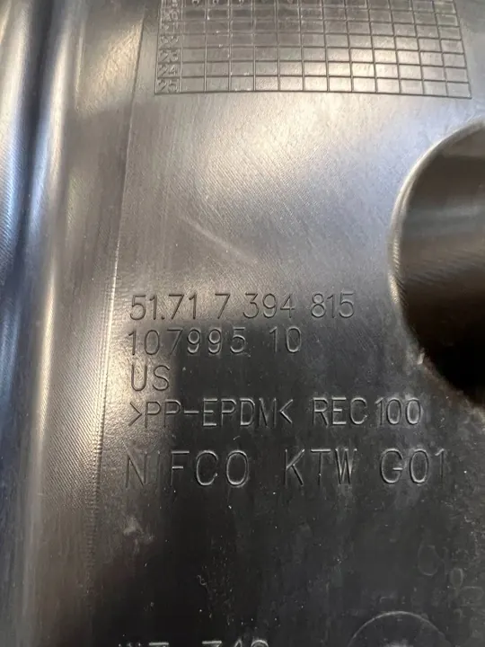 BMW X3 G01 2023 Etu Vasemman Lokasuojan image 4