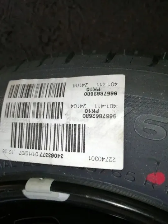 Rueda de repuesto OEM 9657862680 para Peugeot 207 SW image 3