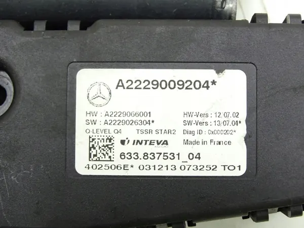 Moteur de toit ouvrant OEM A2229009204 Mercedes S W222 image 3