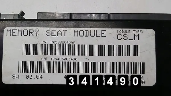 ECU Chrysler usado OEM AM-341490 para Pacifica 2005 image 4