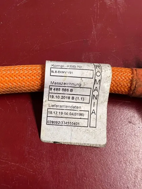 Cabo de alta tensão BMW X3 G01 2020 8485586 image 2