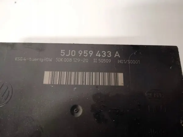 Skoda Roomster Komfortmodul 2009 1.4L 5j0959433a image 2