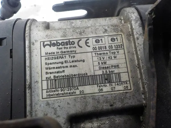 Webasto-lämmitin OEM 1K0815065AD VW Touran I:lle image 7