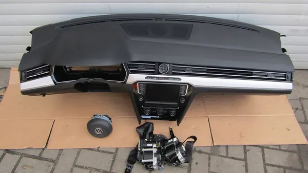 Console de tableau de bord VW Passat B8 d'origine complète image 1