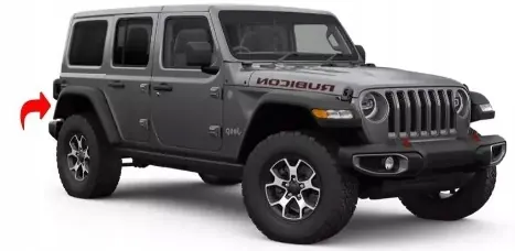 Jeep Wrangler JL 19-23 taka oikea lokasuoja OEM K6AD86TZZAG image 9
