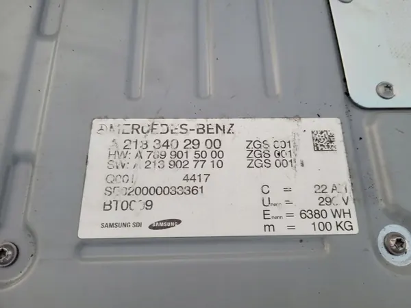 BATTERIE TRACTION HV A2133402900 MERCEDES E 350 W213 image 8