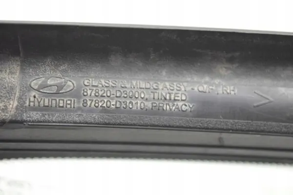 OEM 87820D3000 bakre karossglas för Hyundai Tucson image 4
