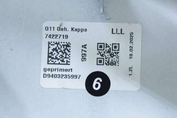 BMW OEM 7422719 linke Spiegelabdeckung - Gebraucht image 3