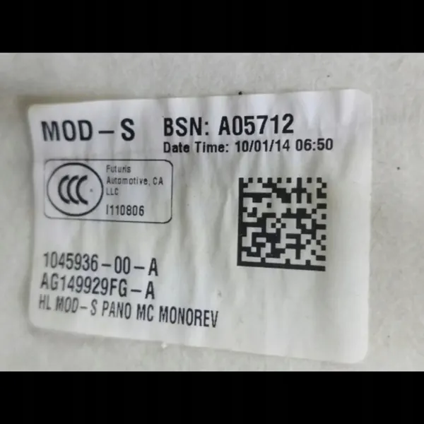 Techo Tesla Model S OEM 104593600A - Usado image 10