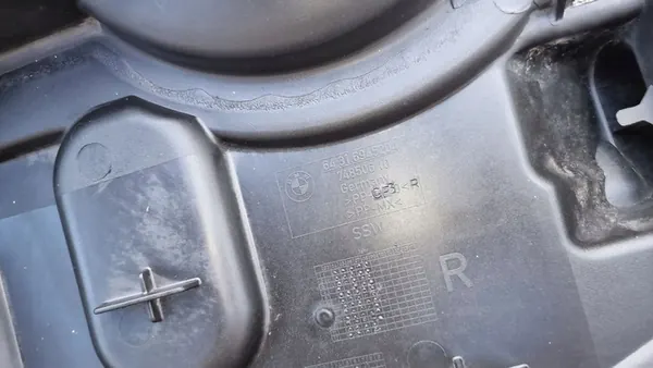 BMW E60 E61 E63 Cabinefilterbehuizing Set OEM image 8