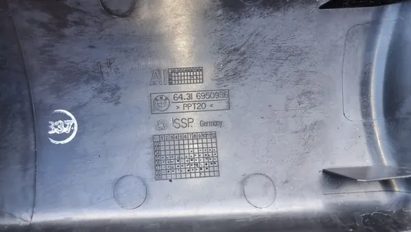 BMW E60 E61 E63 Cabinefilterbehuizing Set OEM image 9