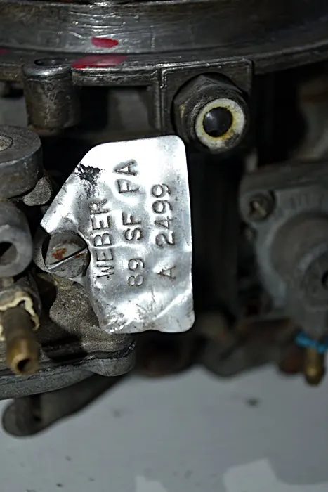 Weber-kaasutin OEM 89SFFAA2499 Fordille image 6