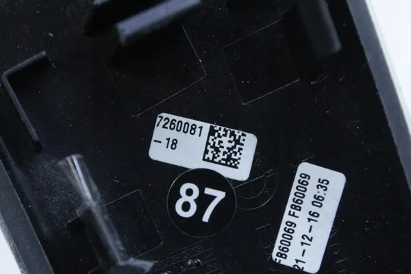 OEM 7260081 Vasen Oven Koristelista BMW F30-F36 image 6
