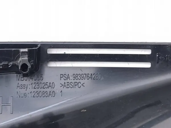 OEM 9839764280 Opel Grandland X Cache Rétroviseur Intérieur image 9