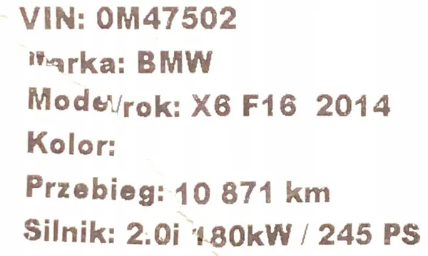 Amortisseur avant droit OEM pour BMW X5 F15/X6 F16 image 6