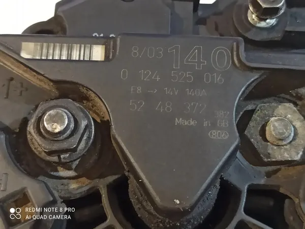 Alternaattori SAAB 9-5 2.0L 2002 OEM 5248372 image 4