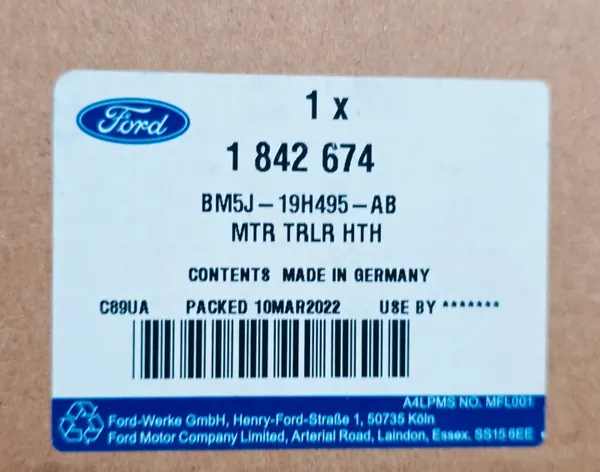 Atuador elétrico engate reboque Ford Kuga Focus OEM 1842674 image 5