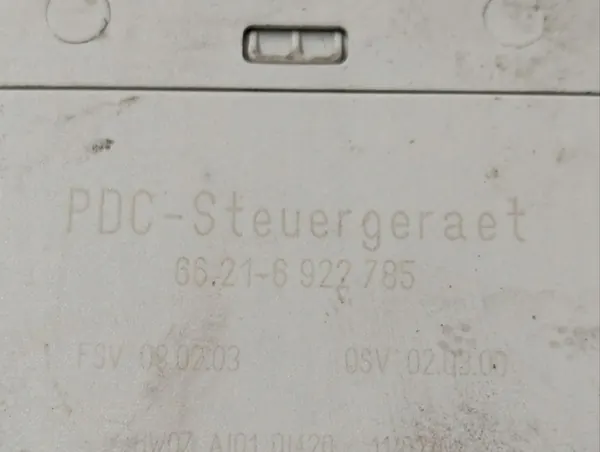 Parkeringssensorstyrning BMW 5 E60/E61 2004 OEM 6922785 image 4