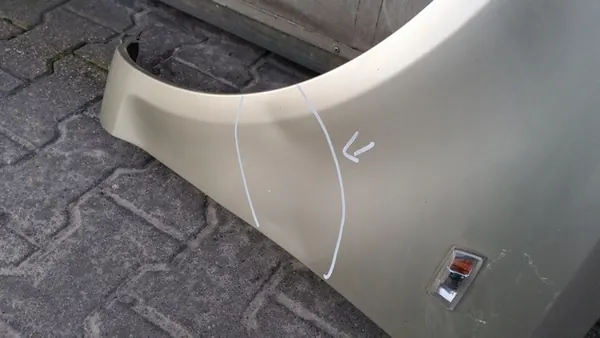 Framvänster Skärm Opel Corsa D OE 93189645 image 2