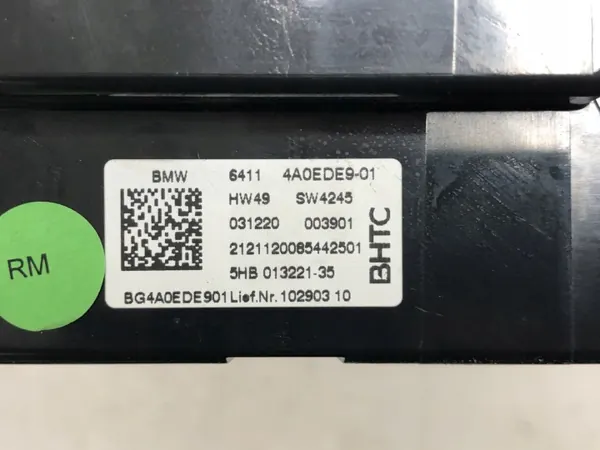 Panneau de contrôle climatisation BMW 2 F44 OEM 64114A0EDE9 image 9
