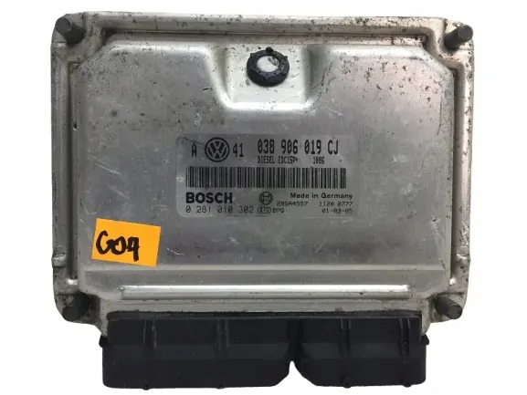 VW Bora ECU OEM 038906019CJ 0281010302 1.9TDI image 2