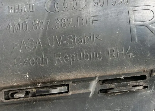 Griglia paraurti destra AUDI Q7 4M 15-19 4M0807682D image 4