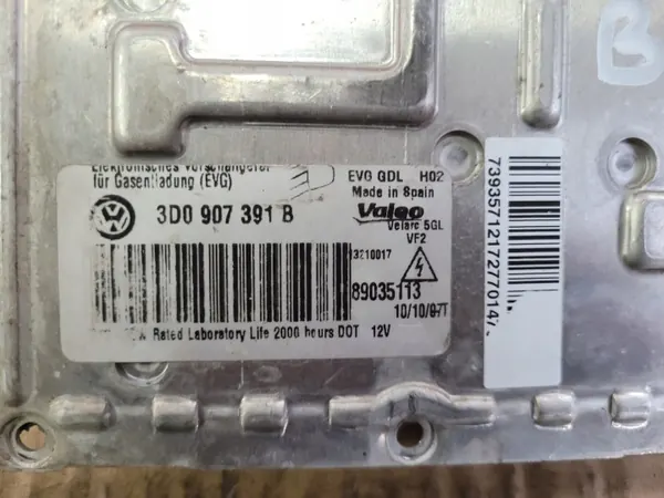 Xenon-sytytin OEM 3D0907391B Oikea VW Passat B6:lle image 3