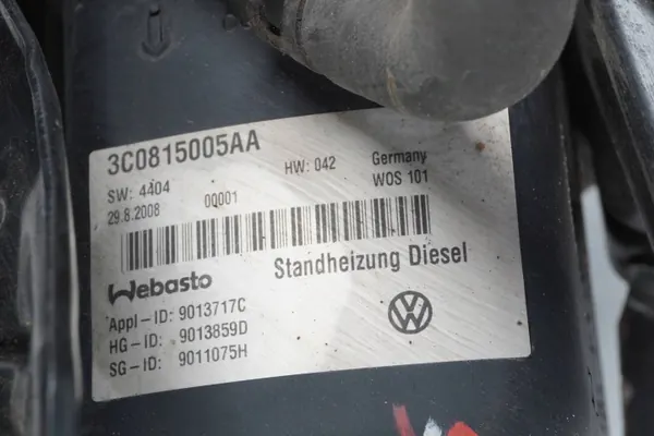 Webasto parkeerverwarming OEM 3C0815005AA VW Skoda image 10