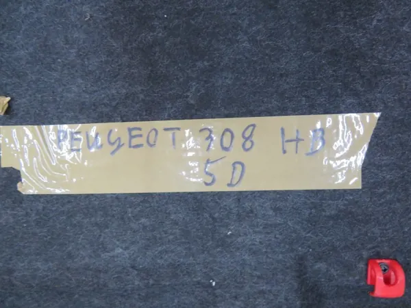 OEM PÓŁKA TYLNA BAGAŻNIKA Achterbagagerek Peugeot 308 image 8