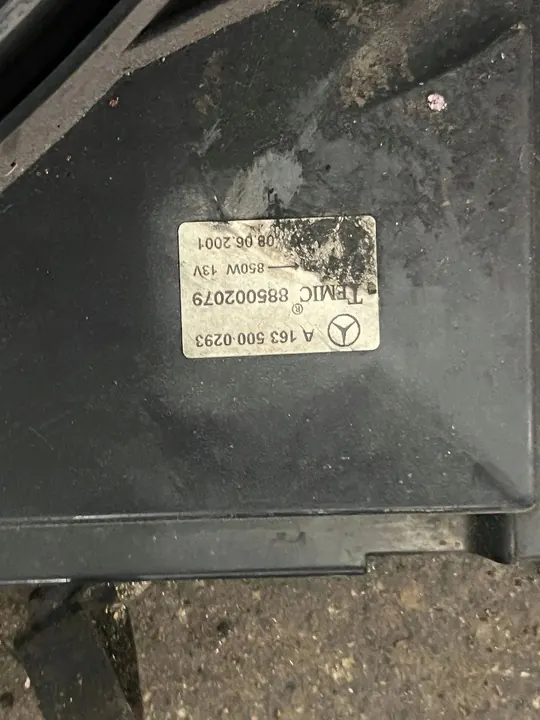 Kylarrubrik Mercedes-Benz ML W163 A1635000293 image 3