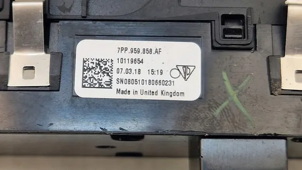 Porsche Raam Bedieningspaneel OE 7PP959858AF image 5