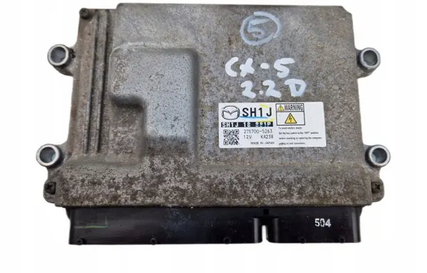 Computadora Motor Mazda CX-5 OEM SH1J18881P 2012-2014 image 2