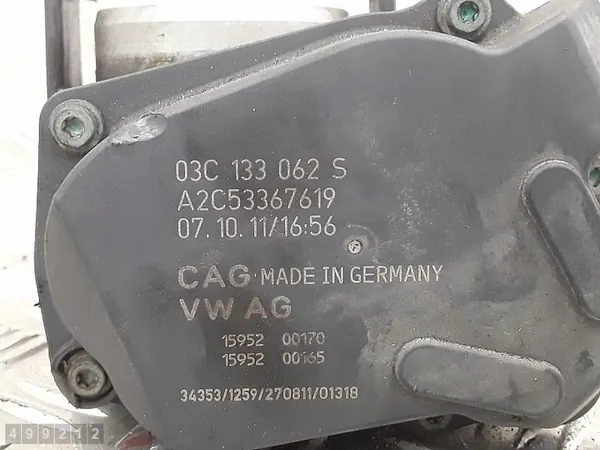 Corpo farfallato Audi A1 2012 1400 benzina 03c133062s image 7