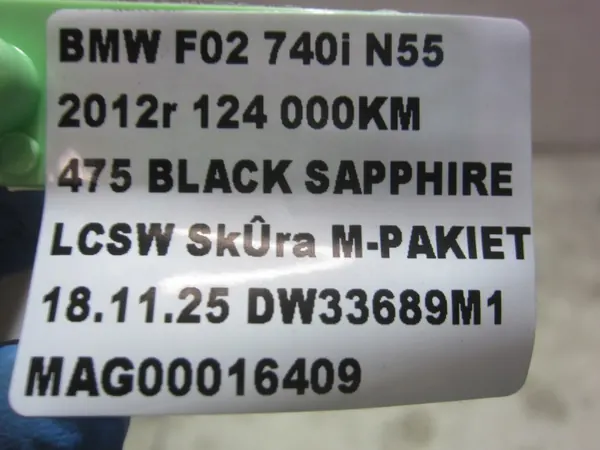BMW 7 F01 F02 Vasen takapyörän kaari OEM 51717185269 image 7