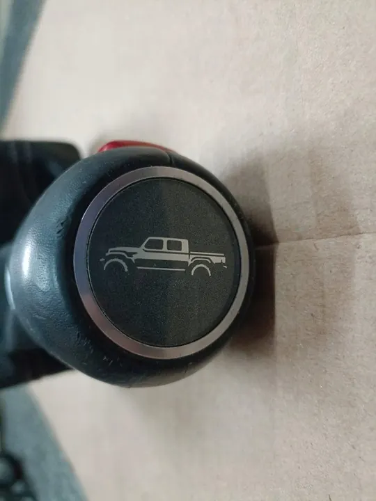 Bouton de Changement de Vitesses Couverture Blanche Jeep Gladiator JT image 1