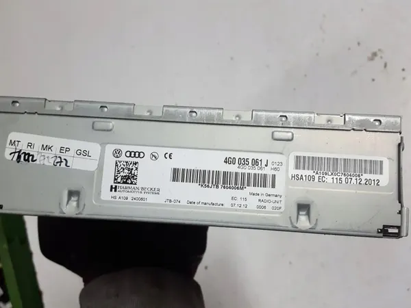 Audi A6 C7 Radion Viritin OEM 4G0035061J - Käytetty image 3